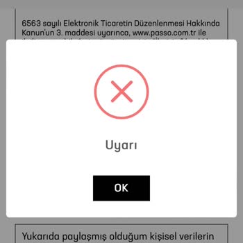 Passolig Ödeme Yapılmıyor Ve Uyarı Hatası Veriyor