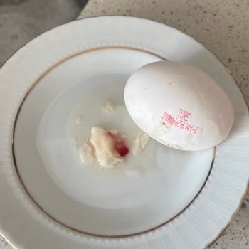 Türe Yumurtada Kan Çıktı