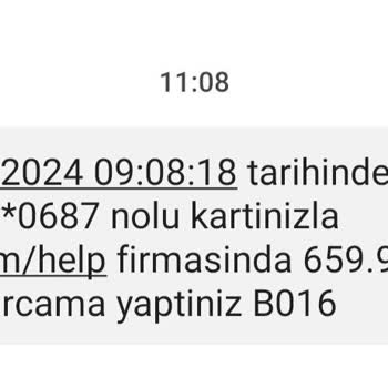 QNB Finansbank Bilgim Dışında Harcama Yapıldı.