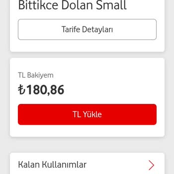 Vodafone Tl Lerimi Çalıyor