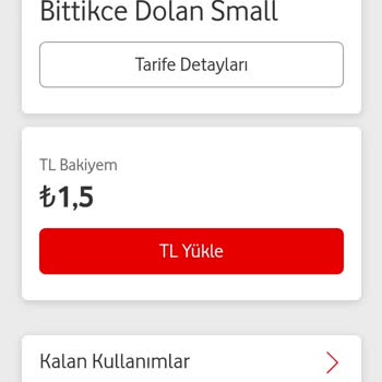 Vodafone Tl Lerimi Çalıyor