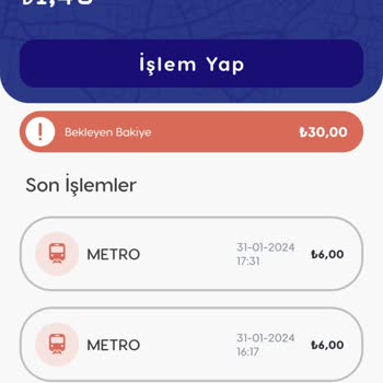 BURULAŞ Online Dolum Kart