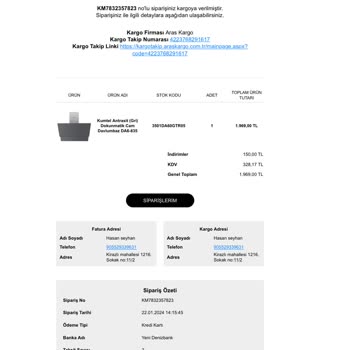 Kumtel Davlumbaz Servis Sorunu