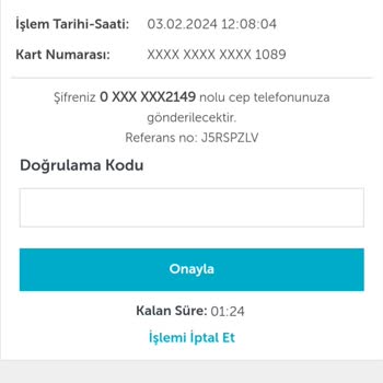 On Bank Burgan Bank Kod Göndermiyor