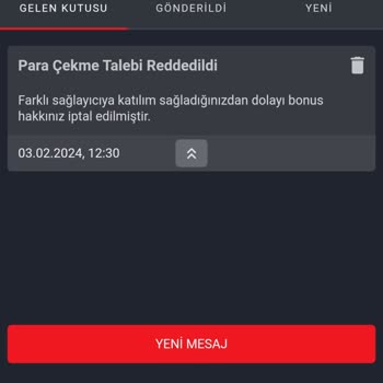 Vaycasino Kazancım Silindi, Ödeme Yapılmıyor!