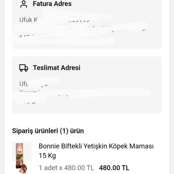 Mama Plus Teslim Edilmeyen Ürün