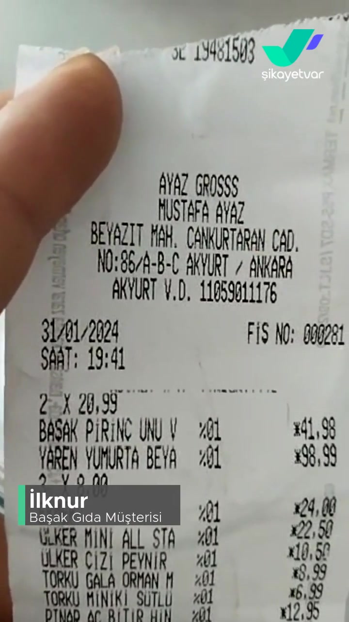 Başak Pirinç Ununda Yabancı Cisim! videonun kapak resmi