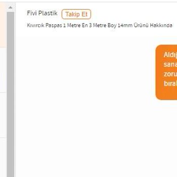 Trendyol Fivi Plastik Umursamazlığı!