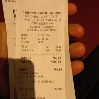 Cinenova Sinema Salonu İade Sorunu