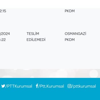PTT Kargo Yalanları Getirilmeyen Kargo