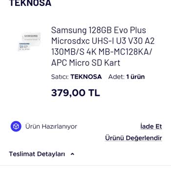 Teknosa Gibi Kurumsal Güvenilir Diye Aldanıp Yapılan Alışveriş.