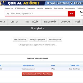 Kitapsec.com Sitesi Siparişi Kesinlikle Zamanında Göndermiyor...