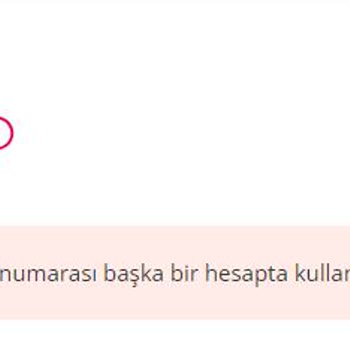 Yemeksepeti Kendi Telefon Numaram Başka Hesapta Kullanılıyor