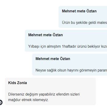 Kids Zonia Yılbaşı Hüsranı: Yanlış Ve Bozuk Ürün Hayal Kırıklığı