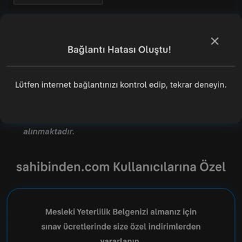 Sahibinden Akademi Kayıt Olamıyorum.