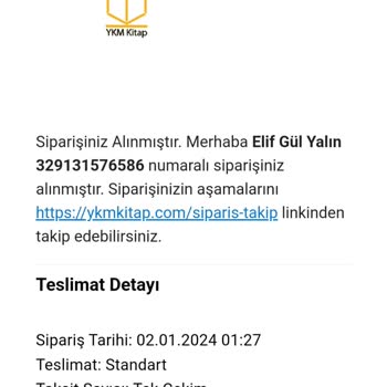 YKM Kitap Sitesinin Sorumsuzluğu