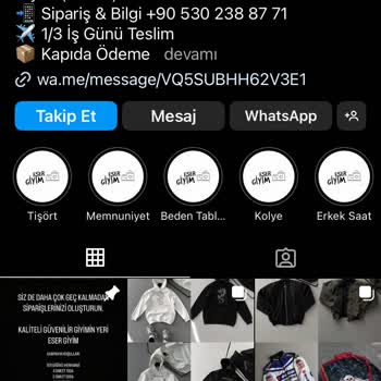 Eser Giyim Aldığım Dört Sweat Gelenle Hiçbir İlgisi Yok