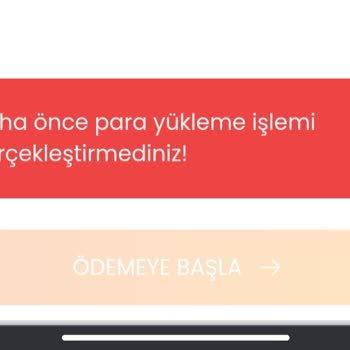 Payfix Daha Önce Para Yükleme İşlemi Gerçekleştirmediniz Hatası