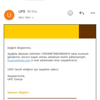 UPS Türkiye Çorlunun Ortasında Adres Bulamayan Kargo Şirketi