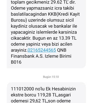 QNB Finansbank Beni Rahatsız Ediyorsunuz...