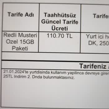 Vodafone Taahhüt Sonu Haksız Artış