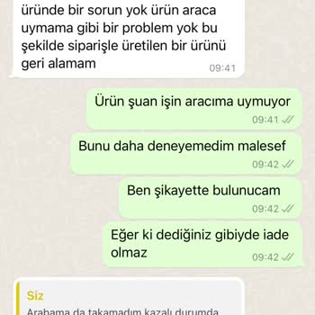 FK Tuning Shop Fk Tuning İademi Kabul Etmedi