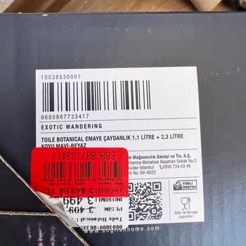 English Home İlk Kullanımdan Sonra Çaydanlığın İç Kaplaması Çatlamış