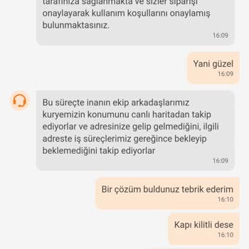 Trendyol Yemek Kuryenin İptal Ettiği Sipariş