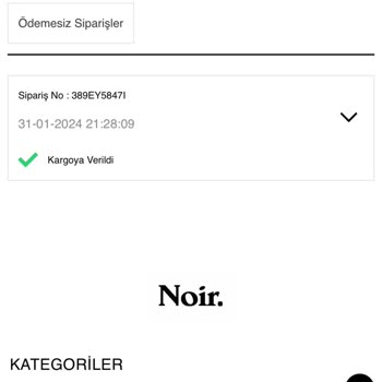 Noir4you.com Müşteriyi Oyalıyor Mağdur Ediyor