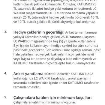 LCW Waikiki Kazanıyorum Uygulaması