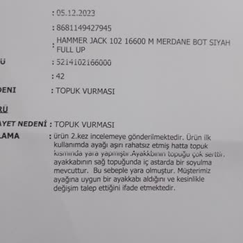 Hammer Jack Bot Hatalı Üretim