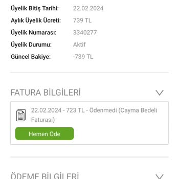 MACfit (İstanbul Anadolu) Macfit Üye İptal