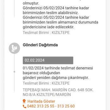 MNG Kargo Teslim Edilmeyen Kargo