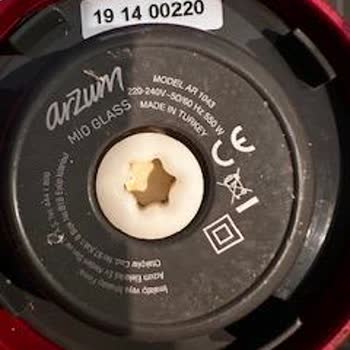 Arzum Ar1043 Cam Hazne Patladı