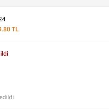 Trendyol Ücret İademi Yapmadı