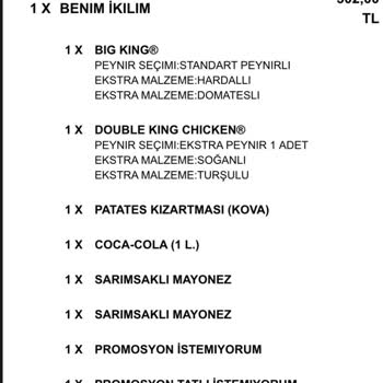 Yemeksepeti Ve Burger King Müşteriyi Mağdur Ediyor