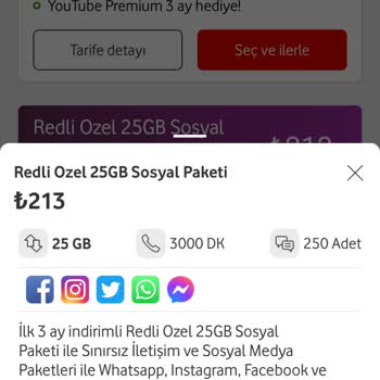 Vodafone Red Tarife Fiyat Yüksekliği