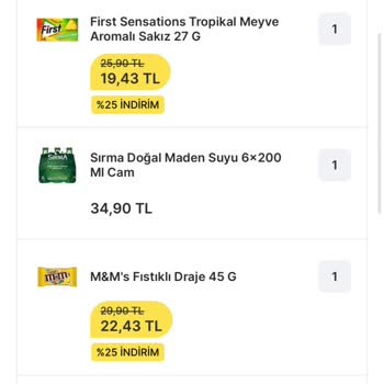 Migros Hemen Yanlış Ürün Gönderiyor