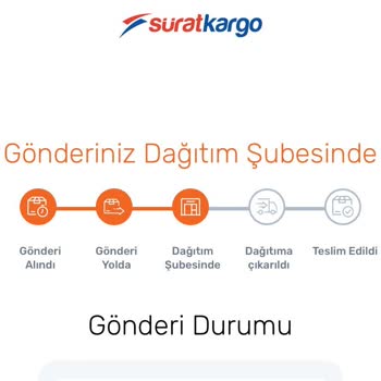 Sürat Kargo Hani Bu İşte Sürat Nerede