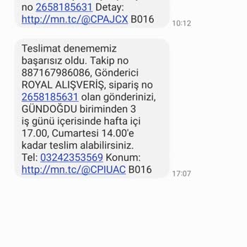 MNG Kargo Mersin Gündoğdu Şubesinin Kargoları Teslim Etmemesi