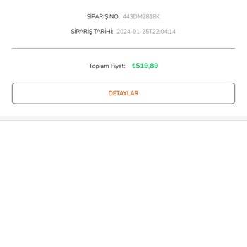 Çetinkaya Paramızı Aldı, Sipariş Ortada Yok