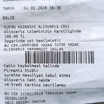 A101 Hediye Çeki Aldatmacası