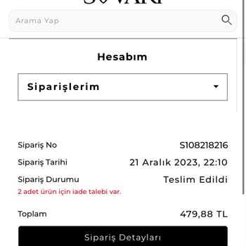 Süvari Giyim Para İademi 30 Gündür Yapmadı!