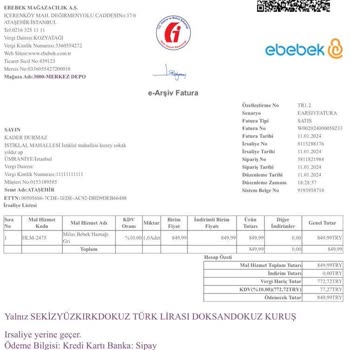 Ebebek Online Da Bitik