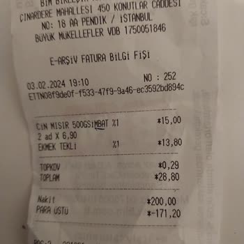BİM Fazla Fiyat Farkı