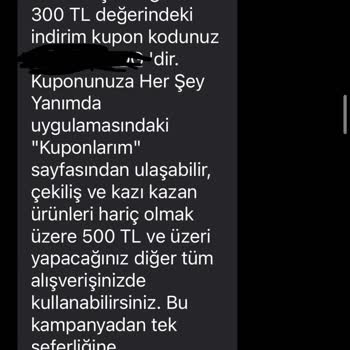 Vodafone Her Şey Yanımda Hediye Çeki Çalışmıyor