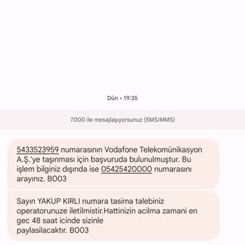 Vodafone Tarafımdan Bilgim Olmadan Hattımda İşlem Yapılması