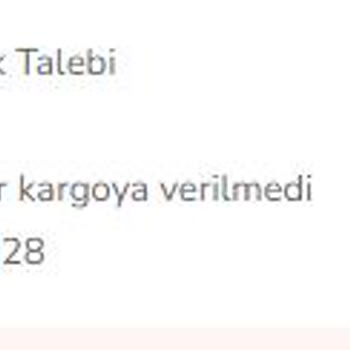 Çetinkaya Siparişi Kargoya Vermiyor