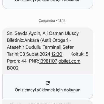 "Ali Osman Ulusoy Otobüs Firması" Şikayeti