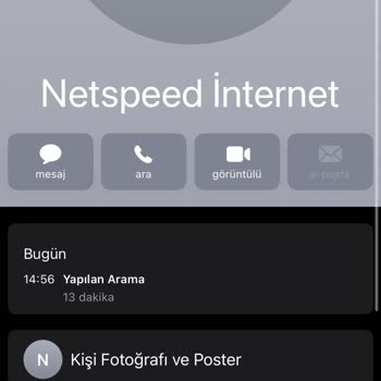 Netspeed Müşteri Temsilcisine 2 Aramada 13+16 Dakika Bağlanamadım